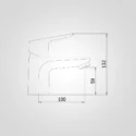 Basin Mixer - 63110CP - Dimension