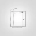 Tall Basin Mixer - 63101CP DM
